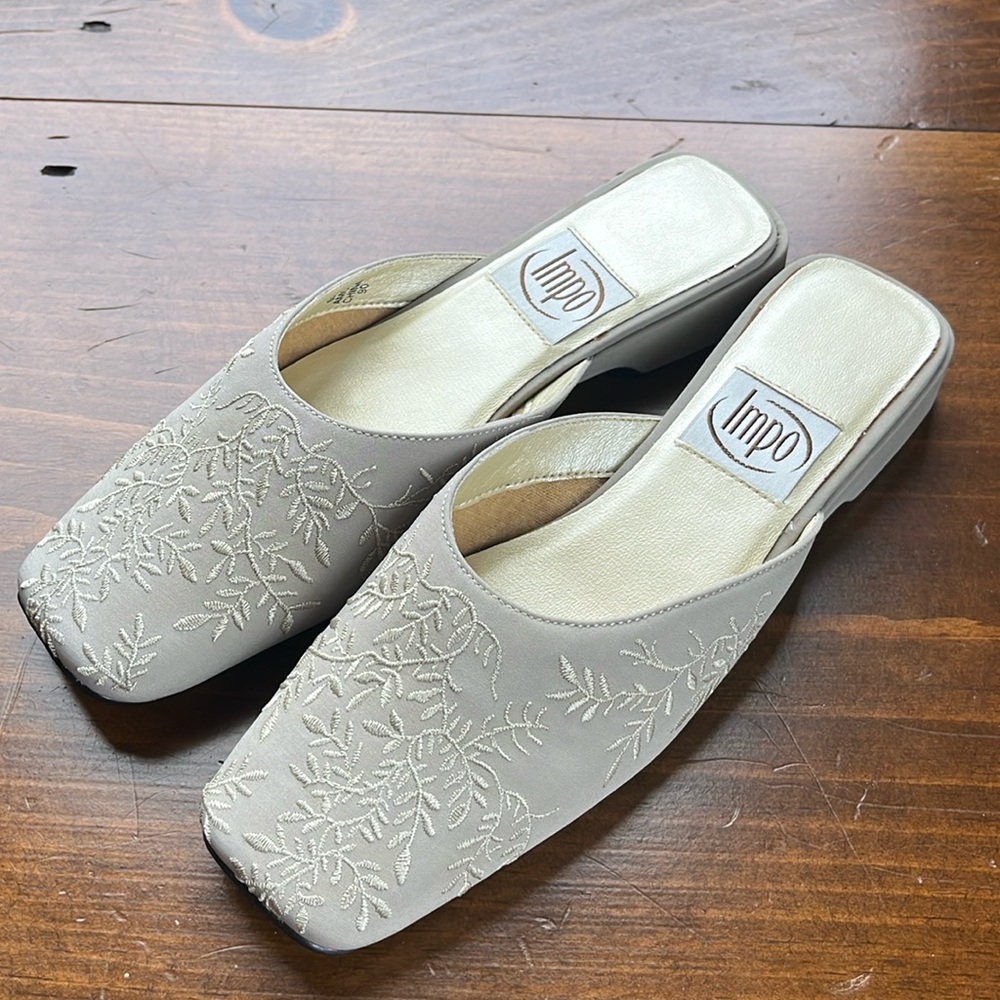 Impo Square Toe Mules Size 6